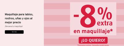 Ofertas de Perfumerías y Belleza en A Coruña | -8% extra en maquillaje de Arenal Perfumerías | 16/2/2024 - 26/2/2024