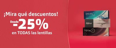 Ofertas de Salud y Ópticas en Ponferrada | Desde -25% en todas las lentillas de MasVisión | 16/2/2024 - 29/2/2024