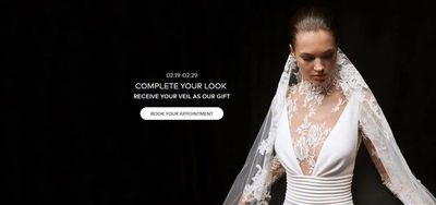 Catálogo Pronovias en Madrid | Complete your look, receive your veil as our gift | 19/2/2024 - 29/2/2024
