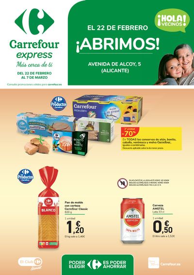 Catálogo Carrefour Express | El 22 de febrero ¡ABRIMOS! | 22/2/2024 - 7/3/2024