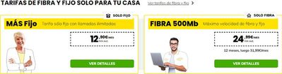 Ofertas de Informática y Electrónica en Elche | TARIFAS DE FIBRA Y FIJO SÓLO PARA TU CASA de MÁSmóvil | 19/2/2024 - 29/2/2024