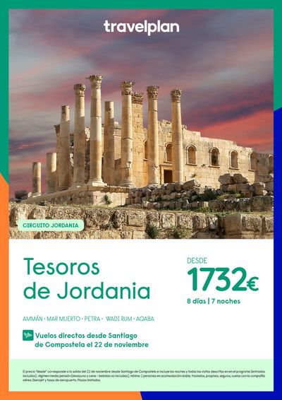 Ofertas de Viajes en Palamos | Travelplan Jordania de Travelplan | 20/2/2024 - 31/3/2024