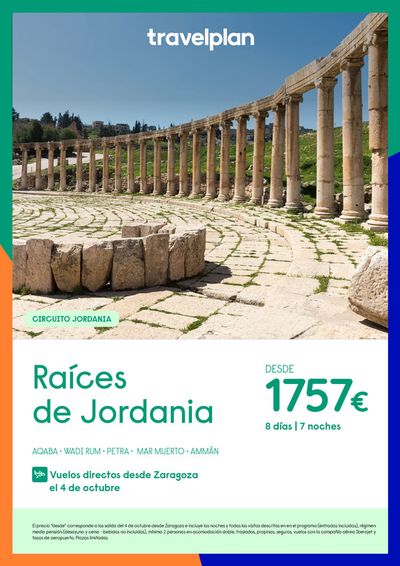 Ofertas de Viajes en Figueres | Travelplan Raíces de Jordania de Travelplan | 20/2/2024 - 30/3/2024
