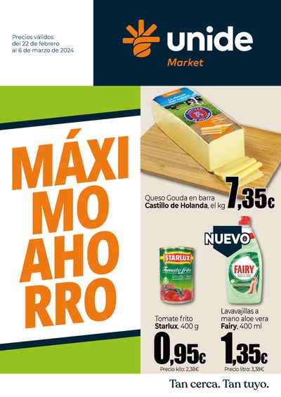 Catálogo Unide Market en Granadilla de Abona | Máximo Ahorro | 22/2/2024 - 6/3/2024