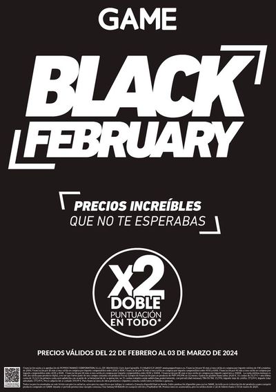 Catálogo Game en Xàtiva | Black February | 23/2/2024 - 3/3/2024