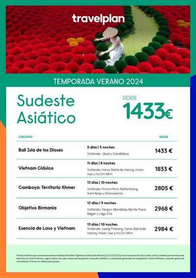 Ofertas de Viajes en Jerez de la Frontera | Travelplan Vietnam de Travelplan | 26/2/2024 - 30/6/2024