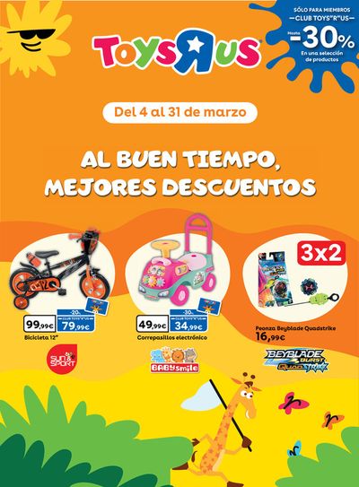 Ofertas de Hiper-Supermercados en Colloto | Al buen tiempo mejores descuentos de ToysRus | 4/3/2024 - 31/3/2024