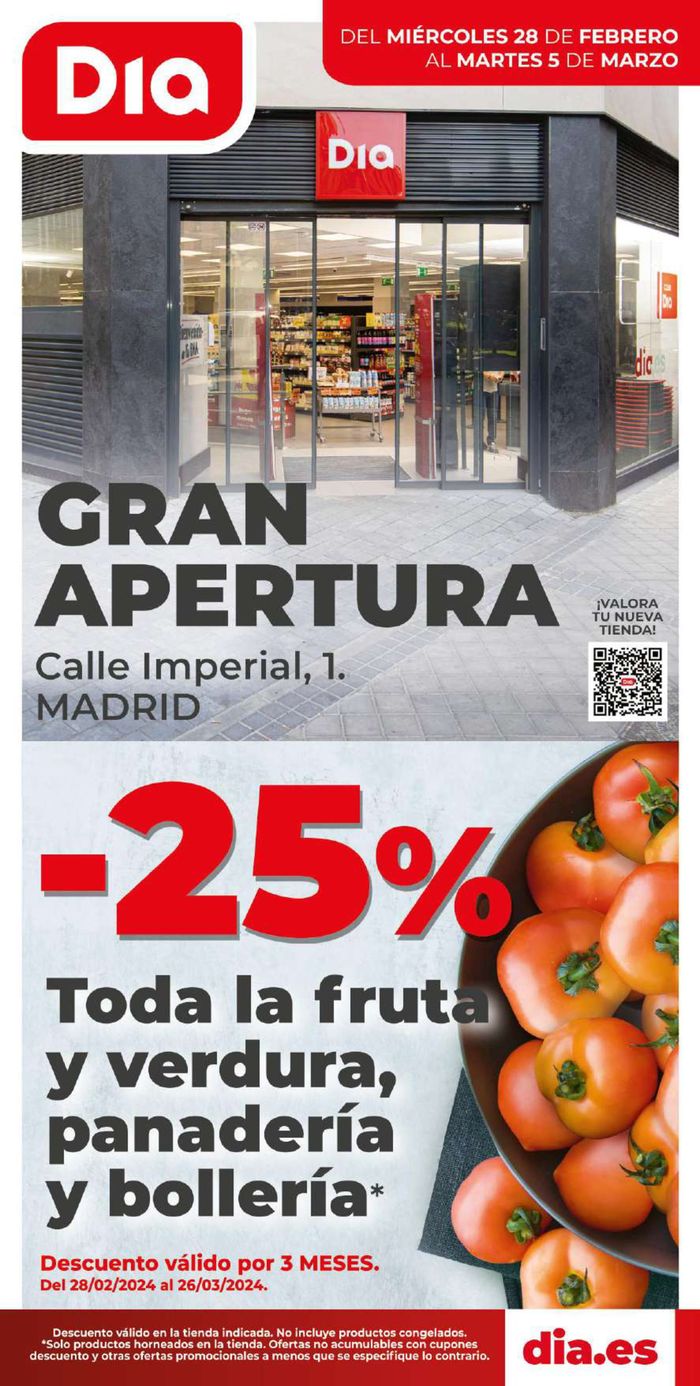 El renacer de supermercados DIA en España: horarios, ofertas y cómo comprar  online