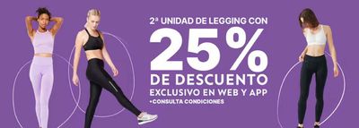 Ofertas de Deporte en Palma de Mallorca | 2ªunidad de legging con 25% de descuento de Decathlon | 26/2/2024 - 29/2/2024