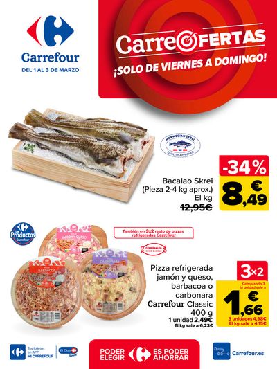 Catálogo Carrefour en Orihuela | CARREOFERTAS | 1/3/2024 - 3/3/2024
