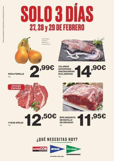 Catálogo Supercor en Las Palmas de Gran Canaria | Oferta solo 3 días para Canarias | 27/2/2024 - 29/2/2024