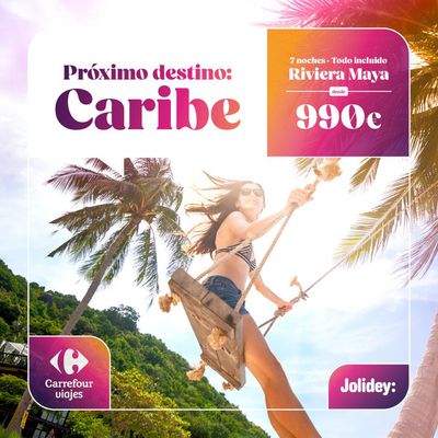 Ofertas de Viajes en Narón | Caribe Riviera Maya de Carrefour Viajes | 27/2/2024 - 29/2/2024