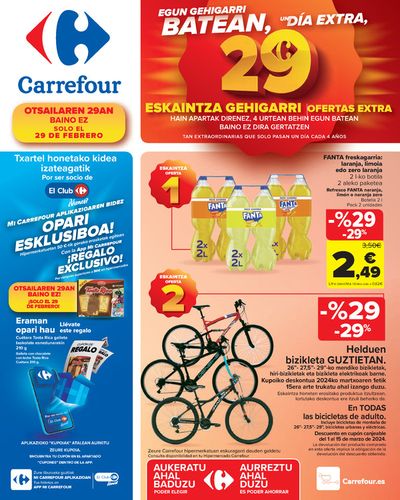 Ofertas de Hiper-Supermercados en Leioa | OFERTAS ESPECIALES de Carrefour | 29/2/2024 - 29/2/2024