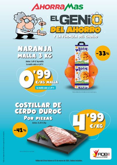 Ofertas de Hiper-Supermercados en Arganda del Rey | El genio del ahorro de Ahorramas | 29/2/2024 - 13/3/2024