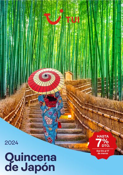 Ofertas de Viajes en Torrevieja | Quincena de Japón 2024 de Tui Travel PLC | 4/3/2024 - 17/3/2024