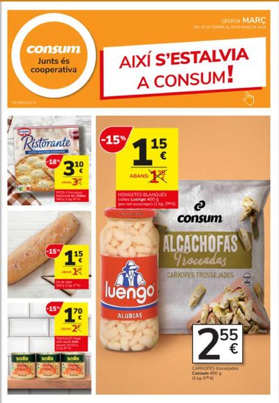 Catálogo Consum en Sabadell | AIXÍ S’ESTALVIA EN CONSUM! | 29/2/2024 - 20/3/2024