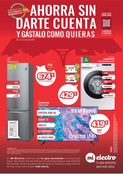 Catálogo Mi electro en Almagro | Ahorra sin darte cuenta y gástalo como quieras | 1/3/2024 - 31/3/2024