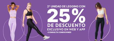 Ofertas de Deporte en A Coruña | 2a unidad de legging con 25% de descuento de Decathlon | 1/3/2024 - 15/3/2024