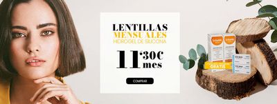Catálogo Soloptical en Fuenlabrada | Lentillas mensuales hidgogel de silicona 11,30€ mes | 1/3/2024 - 15/3/2024