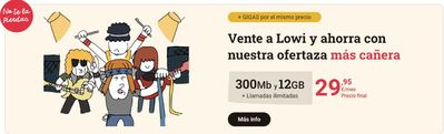 Ofertas de Informática y Electrónica en Algeciras | Vente a Lowi y ahorra con nuestra ofertaza de Lowi | 1/3/2024 - 13/3/2024
