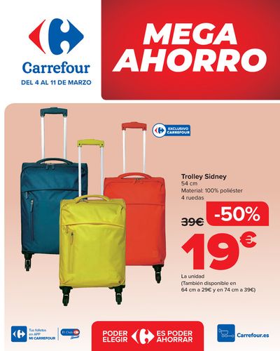 Ofertas de Hiper-Supermercados en Colloto | BAZAR- CASA HOGAR de Carrefour | 4/3/2024 - 11/3/2024