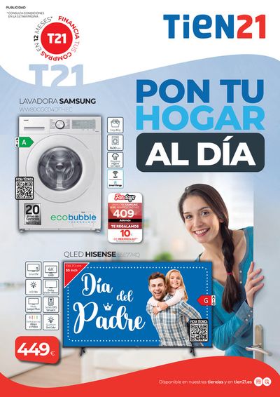 Catálogo Tien 21 | Pon tu hogar al día | 1/3/2024 - 31/3/2024