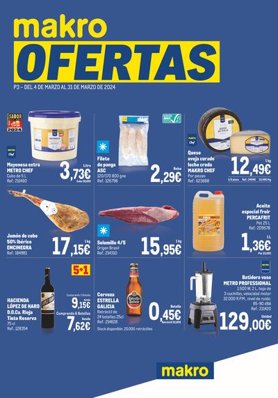 Catálogo Makro en Adeje | Makro Oferta - Bares & Restaurantes - Canarias | 5/3/2024 - 31/3/2024