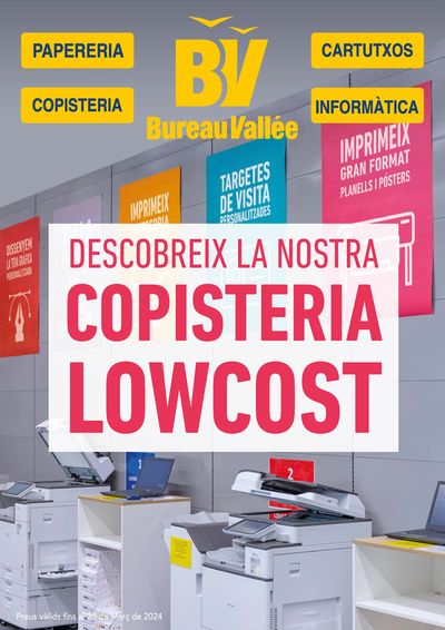 Catálogo Bureau Vallée en Premià de Mar | Descubreix la nostra copisteria low cost | 7/3/2024 - 23/3/2024
