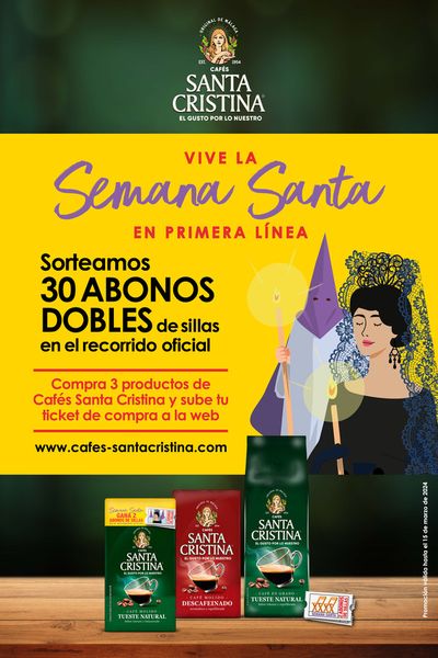 Catálogo Santa Cristina en Finestrat | Vive la Semana Santa. Cafés Santa Cristina | 7/3/2024 - 21/3/2024