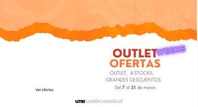 Catálogo Unión musical en Barberà del Vallés | Outlet ofertas | 11/3/2024 - 31/3/2024