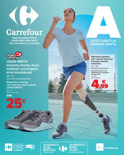 Catálogo Carrefour en Vitoria | SEMANA SANTA (Deporte, textil y bicicletas) | 15/3/2024 - 8/4/2024