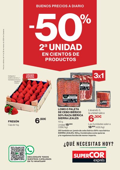 Catálogo Supercor Exprés | Ofertas quicenales para Canarias | 15/3/2024 - 26/3/2024