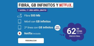 Catálogo Yoigo en Jerez de la Frontera | Fibra, GB Infinitos y Netflix. | 15/3/2024 - 29/3/2024