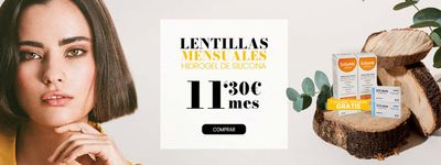 Catálogo Soloptical en Valencia | Lentillas mensuales hidgogel de silicona 11,30€ mes | 15/3/2024 - 31/3/2024
