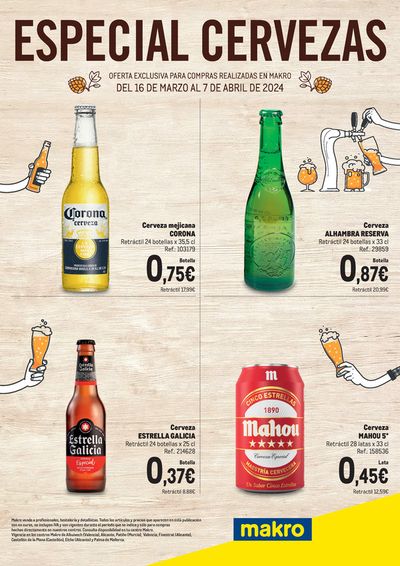 Catálogo Makro en Valencia | Especial Cervezas - Levante | 18/3/2024 - 7/4/2024