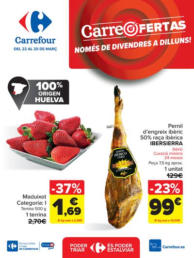 Folleto Carrefour en Barberà del Vallés del 12/3 - Catálogo y ofertas