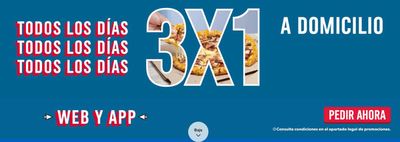 Catálogo Domino's Pizza en Majadahonda | 3x1 a domicilio | 18/3/2024 - 31/3/2024