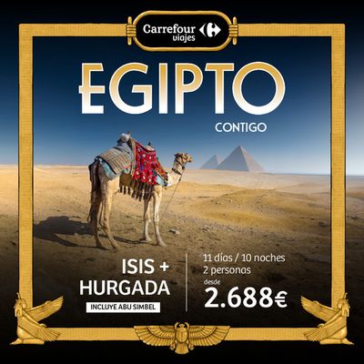 Catálogo Carrefour Viajes en Teruel | Egipto Isis + Hurgada desde 2.688€  | 19/3/2024 - 31/3/2024