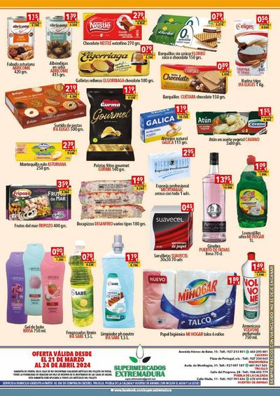 Catálogo Supermercados Extremadura | Hastal el 24 de abril | 21/3/2024 - 24/4/2024
