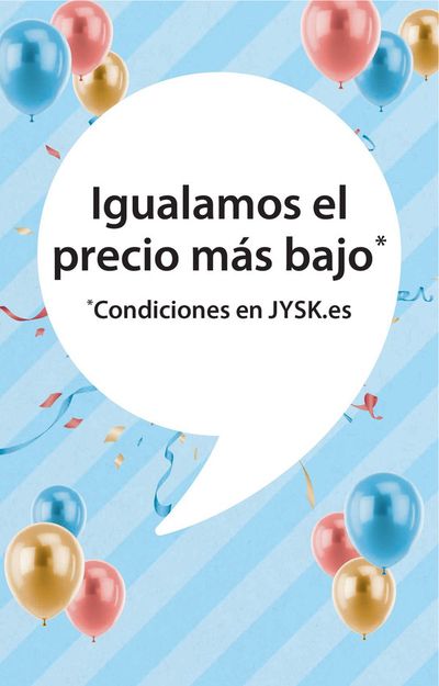 Catálogo JYSK en Alicante | Celebramos nuestro aniversario | 21/3/2024 - 14/4/2024