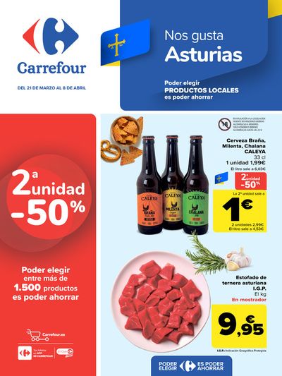 Catálogo Carrefour en Siero | REGIONAL (Articulos locales de Alimentación, dulces, bebidas) | 21/3/2024 - 8/4/2024