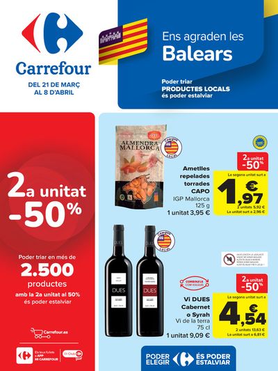 Catálogo Carrefour en Llucmajor | REGIONAL (Articulos locales de Alimentación, dulces, bebidas) | 21/3/2024 - 8/4/2024