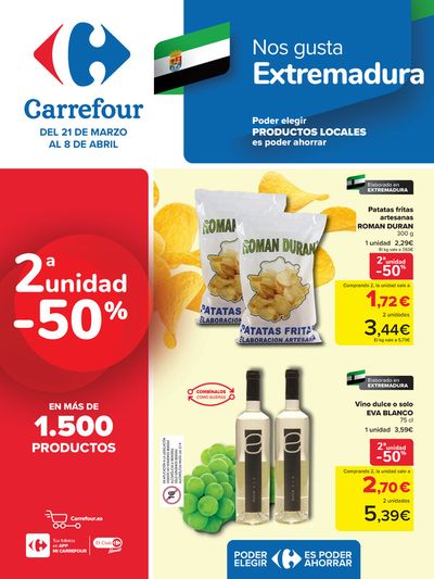 Catálogo Carrefour en Don Benito | REGIONAL (Articulos locales de Alimentación, dulces, bebidas) | 21/3/2024 - 8/4/2024