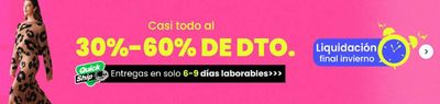 Ofertas de Ropa, Zapatos y Complementos en Huesca | Casi todo al 30% - 60% de dto de SheIn | 21/3/2024 - 31/3/2024