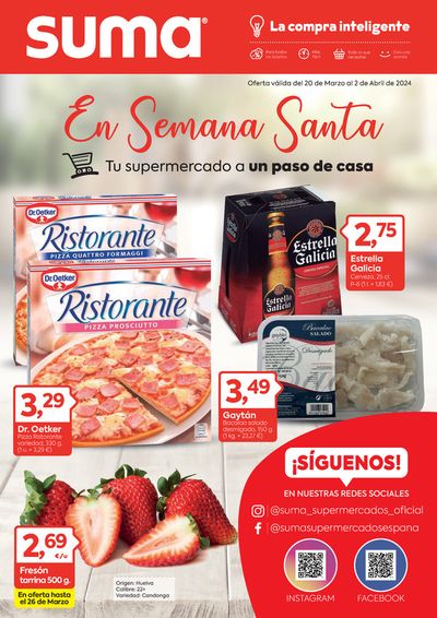 Catálogo Suma Supermercados en Valencia | En Semana Santa | 22/3/2024 - 3/4/2024