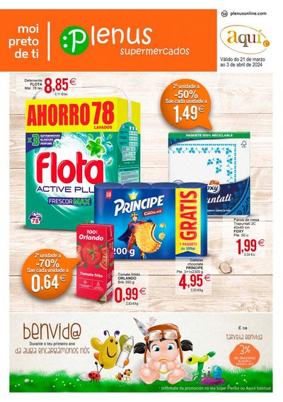 Catálogo Plenus Supermercados en Vigo | Catálogo Plenus Supermercados | 22/3/2024 - 3/4/2024