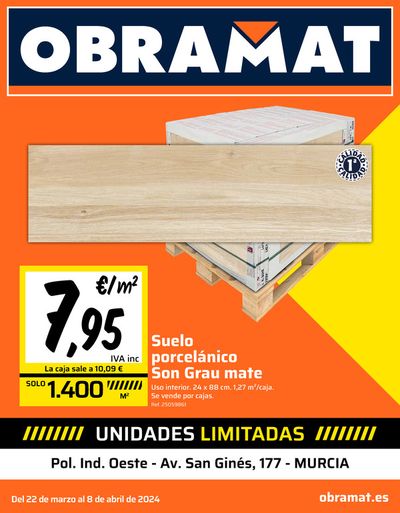 Catálogo Obramat en Murcia | Semana Santa Murcia | 25/3/2024 - 8/4/2024