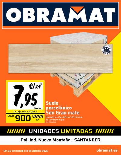 Catálogo Obramat en Santander | Semana Santa Santander | 25/3/2024 - 8/4/2024