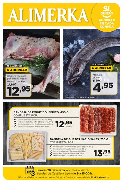 Catálogo Alimerka en Tordesillas | Semanal del 25 al 31 de marzo Castilla y León y Galicia | 25/3/2024 - 31/3/2024