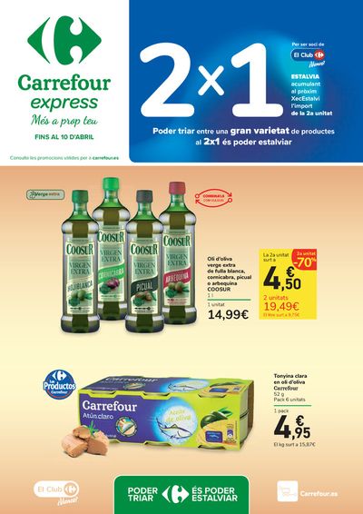Catálogo Carrefour Express en Vilafranca del Penedes | 2x1 | 26/3/2024 - 10/4/2024